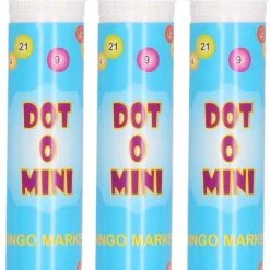 Merkloos 3x Bingo Stiften/markers Blauw