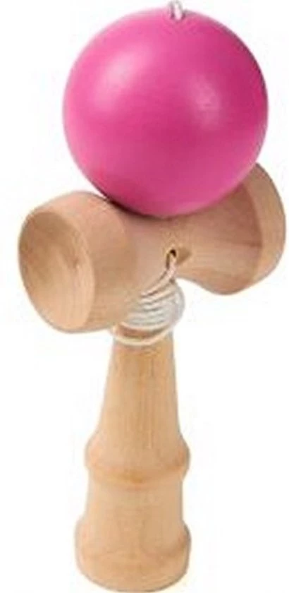 Merkloos Kendama Behendigheidsspel Hout 15x5x4cm Roze 2 Merkloos Kendama Behendigheidsspel Hout 15x5x4cm Roze - Afbeelding 2