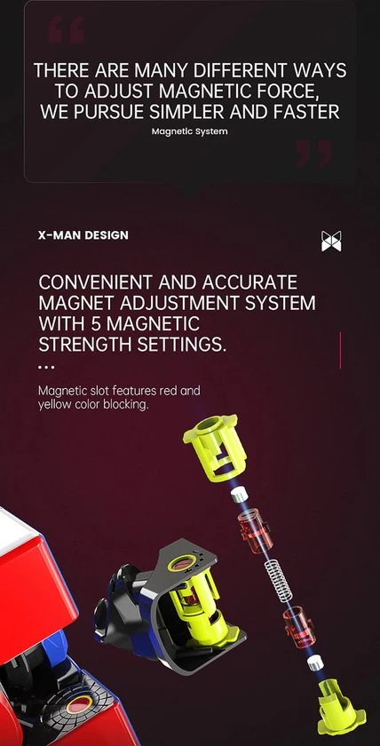 Qiyi Xman Tornado V2 M 3x3 5 Qiyi Xman Tornado V2 M 3x3 - Afbeelding 5