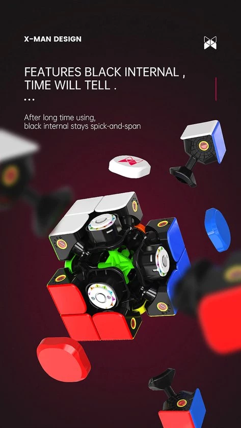 Qiyi Xman Tornado V2 M 3x3 11 Qiyi Xman Tornado V2 M 3x3 - Afbeelding 11