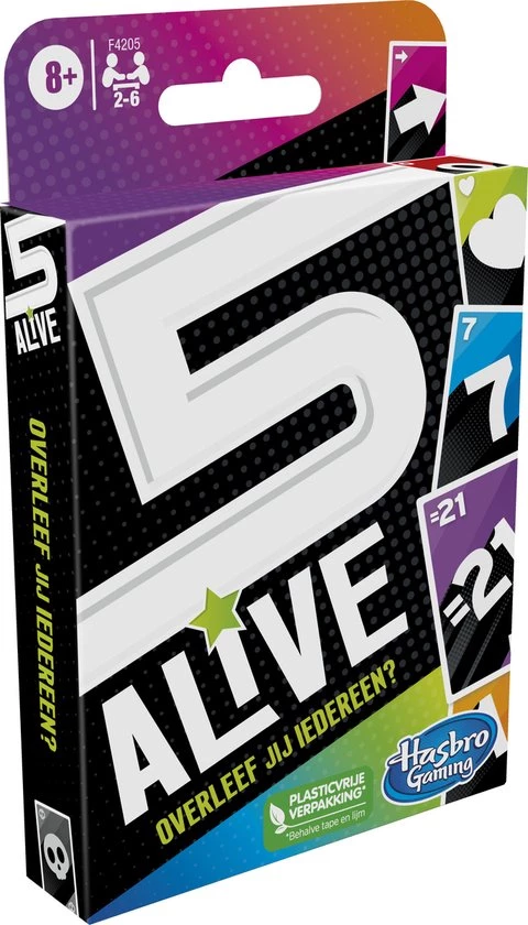 Hasbro Gaming 5 Alive - Kaartspel 5 Hasbro Gaming 5 Alive - Kaartspel - Afbeelding 5