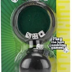 Toi Toys BV Mini Dobbelspel Op Kaart | 5x Dobbelsteen + Beker | Dobbelsteenset | Yathzee |dobbelstenen