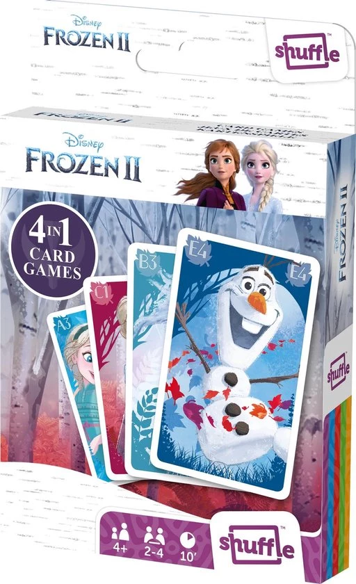 Shuffle Kaartspel 4-in-1 Disney Frozen Ii Karton 32-delig 5 Shuffle Kaartspel 4-in-1 Disney Frozen Ii Karton 32-delig - Afbeelding 5