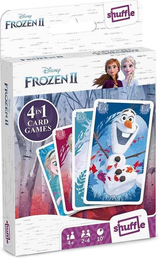 Shuffle Kaartspel 4-in-1 Disney Frozen Ii Karton 32-delig 1 Shuffle Kaartspel 4-in-1 Disney Frozen Ii Karton 32-delig