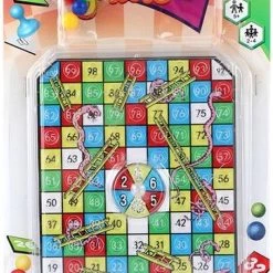 Toi Toys BV ToiToys Mini Bordspel - Ladderspel Of Erger-je-niet - Mens Erger Je Niet - Reizen - Spel - Spelletjes - Vakantie - Mee Op Reis - Reisspel - Vliegtuigspel - Kinderen - Volwassenen - Bordspel - Thuis - Familie - Cadeau - Makkelijk Mee Te Nemen Onderweg