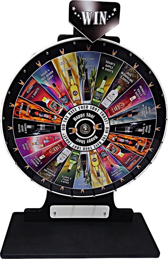 Solidgames.be Shotjesrad Drankspel Voor Horeca Rad Van Fortuin Met Drank 1 Solidgames.be Shotjesrad Drankspel Voor Horeca Rad Van Fortuin Met Drank