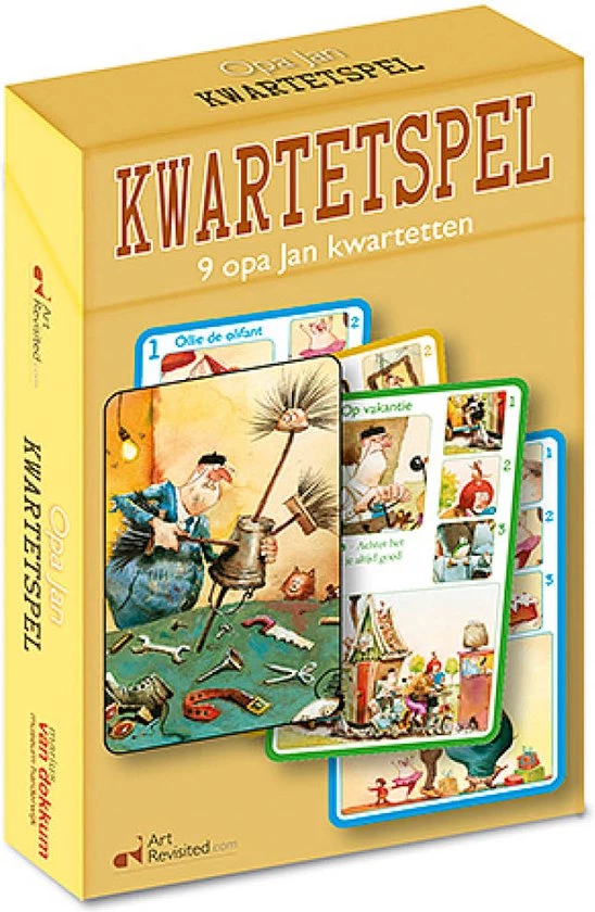 Art Revisited Marius Van Dokkum - Kwartetspel - Opa Jan 2 Art Revisited Marius Van Dokkum - Kwartetspel - Opa Jan - Afbeelding 2