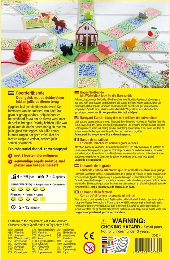 Haba - Haba Spel Boerderijbende 2 Haba - Haba Spel Boerderijbende - Afbeelding 2