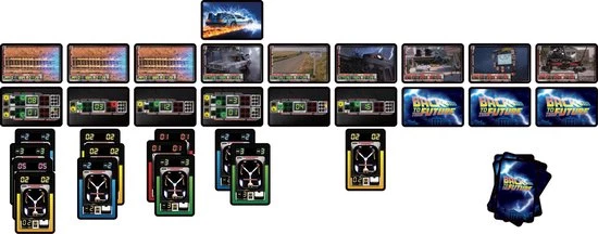 Back To The Future - Delorean - Shuffle Retro - Kaartspel 4 Back To The Future - Delorean - Shuffle Retro - Kaartspel - Afbeelding 4