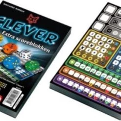 Merkloos Spellenset - 2 Stuks - Clever - Dobbelspel & Scoreblok -spellen-voor-volwassenen Verkoopwinkel 550x285 2