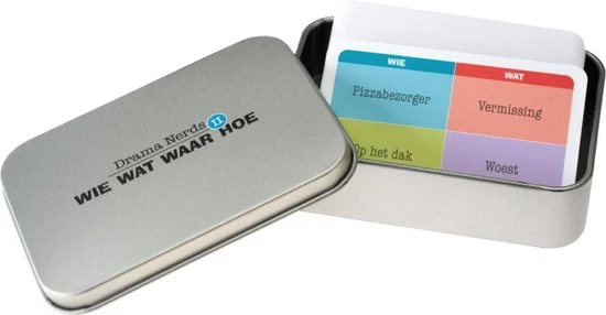 Drama Nerds - WIEWATWAARHOE Nederlands II - Dramakaartjes 2 Drama Nerds - WIEWATWAARHOE Nederlands II - Dramakaartjes - Afbeelding 2