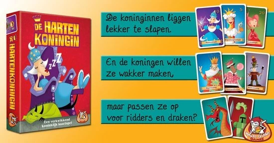 White Goblin Games Kaartspel De Hartenkoningin 5 White Goblin Games Kaartspel De Hartenkoningin - Afbeelding 5