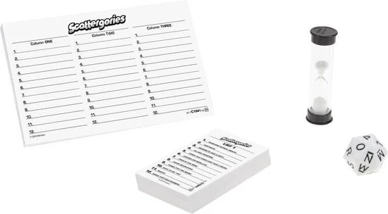 Hasbro Gaming Scattergories - Het Snel Denkende Gezelschapsspel - Hasbro 4 Hasbro Gaming Scattergories - Het Snel Denkende Gezelschapsspel - Hasbro - Afbeelding 4
