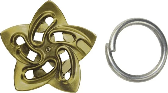 Huzzle Breinbreker Cast Helix 11,8 Cm Staal Brons 9 Huzzle Breinbreker Cast Helix 11,8 Cm Staal Brons - Afbeelding 9