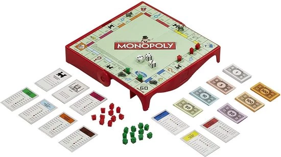 Hasbro Gaming Monopoly Grab & Go - Reiseditie - Bordspel - Engelse Versie 2 Hasbro Gaming Monopoly Grab & Go - Reiseditie - Bordspel - Engelse Versie - Afbeelding 2