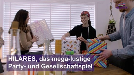 Hilares - Witziges Geschenkespiel - Pakjesspel - Sinterklaasspel - Duitstalig 2 Hilares - Witziges Geschenkespiel - Pakjesspel - Sinterklaasspel - Duitstalig - Afbeelding 2