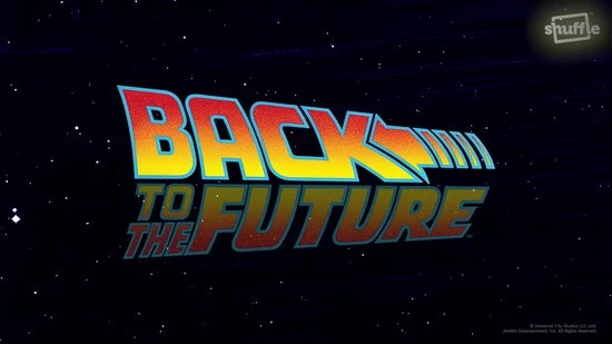 Back To The Future - Delorean - Shuffle Retro - Kaartspel 2 Back To The Future - Delorean - Shuffle Retro - Kaartspel - Afbeelding 2
