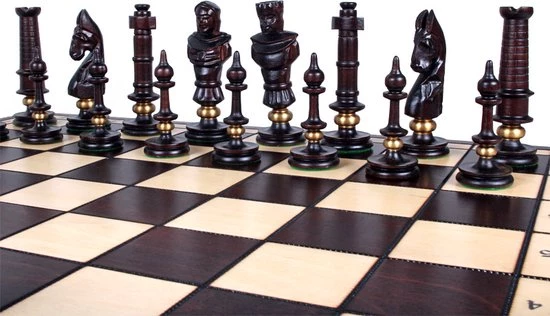 Merkloos Royal De Lux Schaakset 4 Merkloos Royal De Lux Schaakset - Afbeelding 4