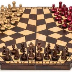 Chess The Game - Schaakspel Voor 3 Personen - Groot Formaat - Uniek Schaakspel! -spellen-voor-volwassenen Verkoopwinkel 550x319 3