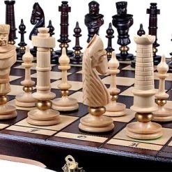 Merkloos Royal De Lux Schaakset 13 Merkloos Royal De Lux Schaakset -spellen-voor-volwassenen Verkoopwinkel 550x321 1