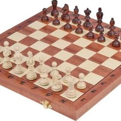 Chess The Game - Klassiek Schaakspel - Middelgroot Klassiek Houten Schaakbord Met Schaakstukken -spellen-voor-volwassenen Verkoopwinkel 550x328