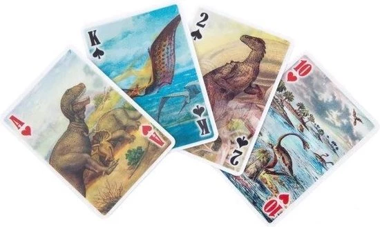 Kikkerland 3D Speelkaarten - Dinosaurus 6 Kikkerland 3D Speelkaarten - Dinosaurus - Afbeelding 6