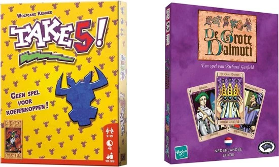 Merkloos Spellenbundel - Kaartspellen - 2 Stuks - Take 5! & De Grote Dalmuti 1 Merkloos Spellenbundel - Kaartspellen - 2 Stuks - Take 5! & De Grote Dalmuti