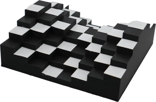 Fiastra Garibaldi - 3D Schaakbord - Luxe Schaakbord - Inclusief Luxe Schaakstukken - Gerecycled Plastic 6 Fiastra Garibaldi - 3D Schaakbord - Luxe Schaakbord - Inclusief Luxe Schaakstukken - Gerecycled Plastic - Afbeelding 6