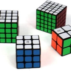 Qiyi 4 In 1 Voordeelpakket - Speed Cube - MoYu Cube - Speed Cube - Breinbreker 2x2, 3x3, 4x4, 5x5 -spellen-voor-volwassenen Verkoopwinkel 550x359 5