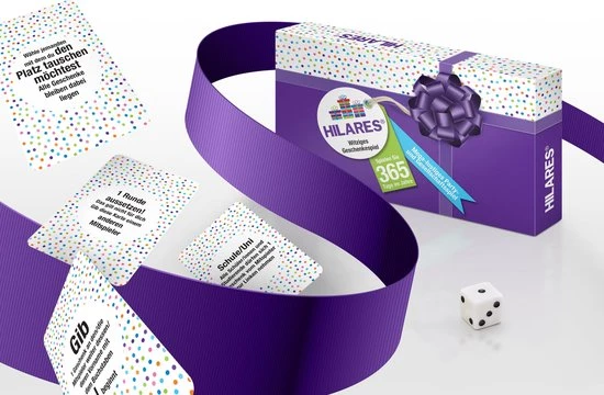 Hilares - Witziges Geschenkespiel - Pakjesspel - Sinterklaasspel - Duitstalig 4 Hilares - Witziges Geschenkespiel - Pakjesspel - Sinterklaasspel - Duitstalig - Afbeelding 4