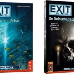 999 Games Spellenbundel - 2 Stuks - Exit - De Verzonken Schat & De Duistere Catacomben