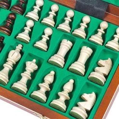 Chess The Game - Klassiek Schaakspel - Middelgroot Klassiek Houten Schaakbord Met Schaakstukken -spellen-voor-volwassenen Verkoopwinkel 550x366 137