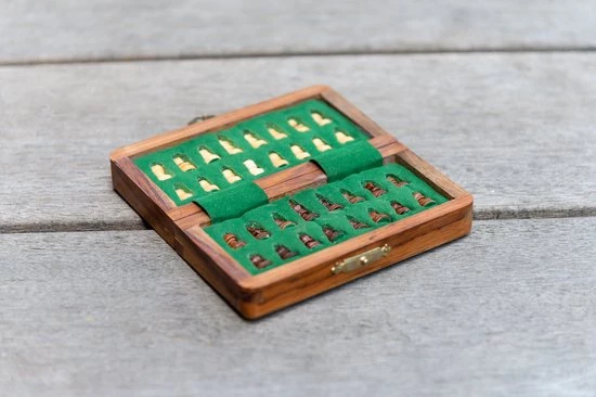 Longfield Schaakset Magnetisch/Opklapbaar - 13 X 25 Cm 5 Longfield Schaakset Magnetisch/Opklapbaar - 13 X 25 Cm - Afbeelding 5