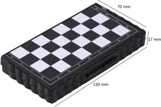 Miro Ecommerce Opvouwbaar Schaakbord - Mini Schaak Bord Schaakspel Met Schaakstukken Schaakspellen Magnetisch - Draagbaar 4 Miro Ecommerce Opvouwbaar Schaakbord - Mini Schaak Bord Schaakspel Met Schaakstukken Schaakspellen Magnetisch - Draagbaar - Afbeelding 4