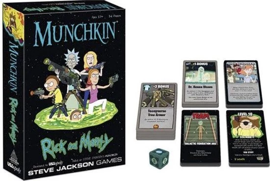 Steve Jackson Games USAopoly Munchkin Rick And Morty 1 Steve Jackson Games USAopoly Munchkin Rick And Morty
