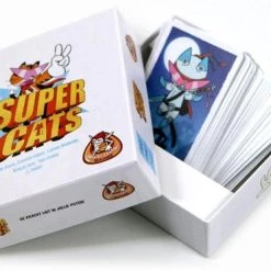 White Goblin Games Kaartspel Supercats Junior Karton 50 Kaarten