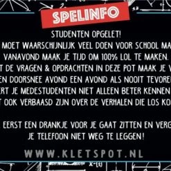 Kletspot - Studenten 5 Kletspot - Studenten -spellen-voor-volwassenen Verkoopwinkel 550x377 2