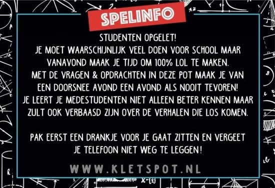 Kletspot - Studenten 3 Kletspot - Studenten - Afbeelding 3