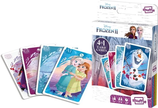 Shuffle Kaartspel 4-in-1 Disney Frozen Ii Karton 32-delig 4 Shuffle Kaartspel 4-in-1 Disney Frozen Ii Karton 32-delig - Afbeelding 4