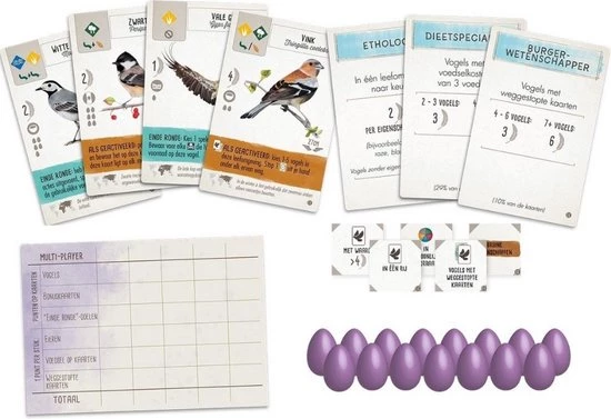 Merkloos Spellenbundel - 3 Stuks - Wingspan & Uitbreidingen Oceani & Europa 8 Merkloos Spellenbundel - 3 Stuks - Wingspan & Uitbreidingen Oceani & Europa - Afbeelding 8