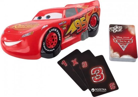 Mattel Games Gas Out Bordspel Cars Bliksem McQueen 1 Mattel Games Gas Out Bordspel Cars Bliksem McQueen