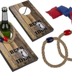 Merkloos Drankspel Pittenzak Gooien En Ring Werpen - Shotjes - Drink/drankspellen - Studentenspellen