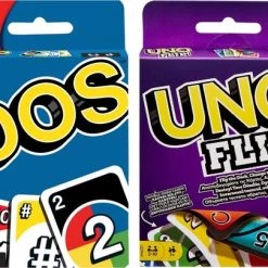 Mattel Games UNO DOS + UNO FLIP! - DUO PACK - MATTEL - KAARTSPEL