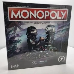Hasbro Gaming Monopoly Mercedes AMG Petronas Formula One Team Third Edition.