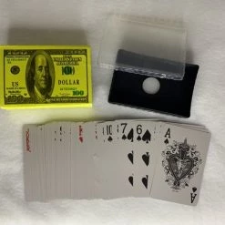 Merkloos Speelkaarten 100 Dollar Karton Gele Doos Pokerkaarten 100 Dollar Karton 100% Plastic Waterdicht 54 Stuks -spellen-voor-volwassenen Verkoopwinkel 550x412 61