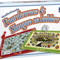Merkloos Paardenrace & Slangen & Ladders - 2 Bordspellen In 1 5 Merkloos Paardenrace & Slangen & Ladders - 2 Bordspellen In 1 -spellen-voor-volwassenen Verkoopwinkel 550x426 2
