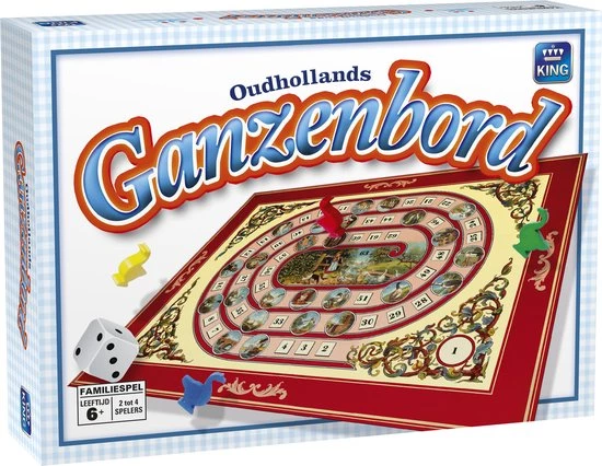 King Oudhollands Ganzenbord 2 King Oudhollands Ganzenbord - Afbeelding 2