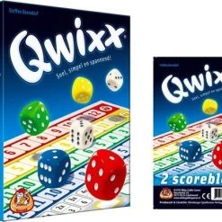 White Goblin Games Spelvoordeelset Qwixx - Dobbelspel Inclusief Twee Scorebloks