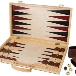 Small Foot Company Small Foot Schaakspel En Backgammon Koffer 52 X 45 X 3 Cm