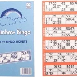 Merkloos Bingo Spel Zwart/oranje Complete Set Nummers 1-90 Met Molen, 148x Bingokaarten En 2x Stiften - Bingospel - Bingo Spellen - Bingomolen Met Bingokaarten - Bingo Spelen -spellen-voor-volwassenen Verkoopwinkel 550x443 5